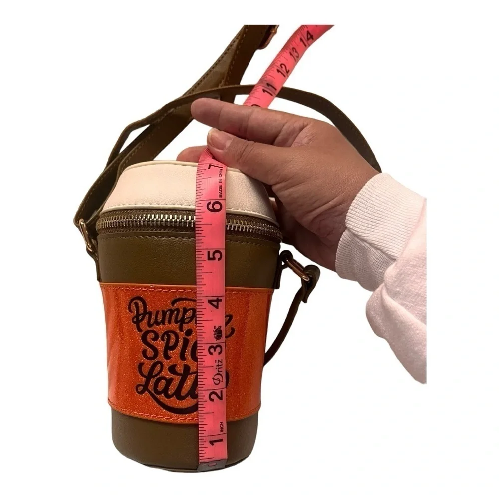 Pumpkin spice latte crossbody bag BRAND NEW mad engine